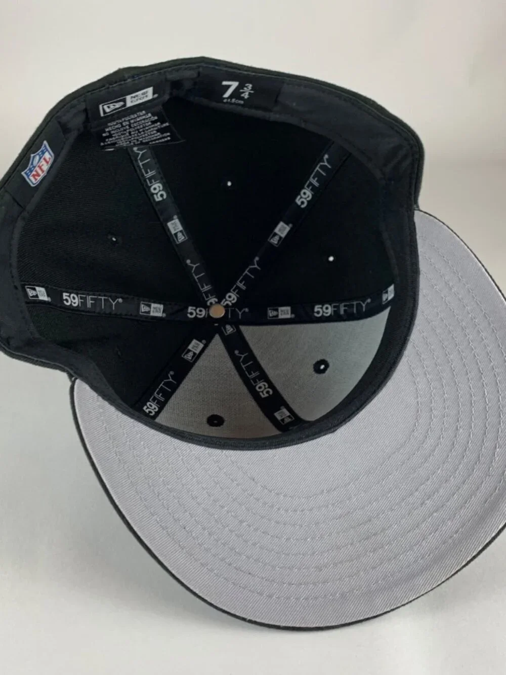 Arizona Cardinals NFL Black New Era 59Fifty Fitted Hat Mens 7 3/4